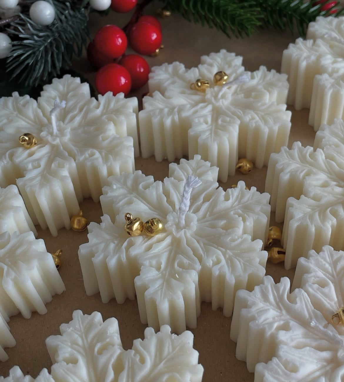 Vela copo de nieve  ❄️