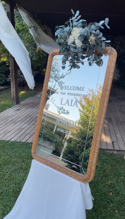 Espejo con diseño personalizado🪞