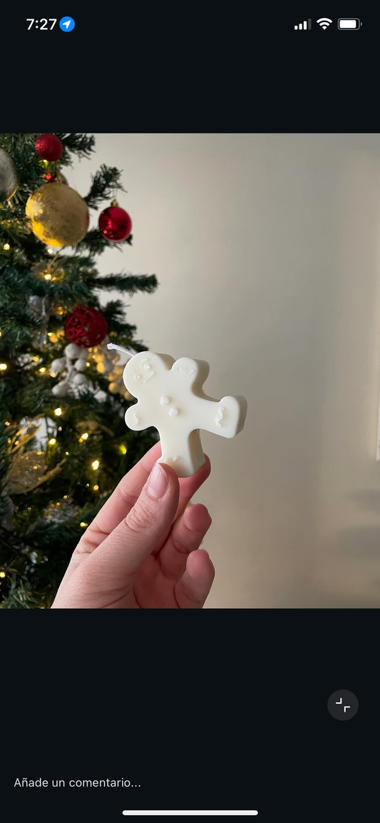 Vela galleta de jengibre 🍪