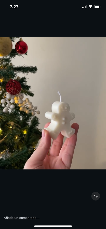 Vela galleta de jengibre 🍪